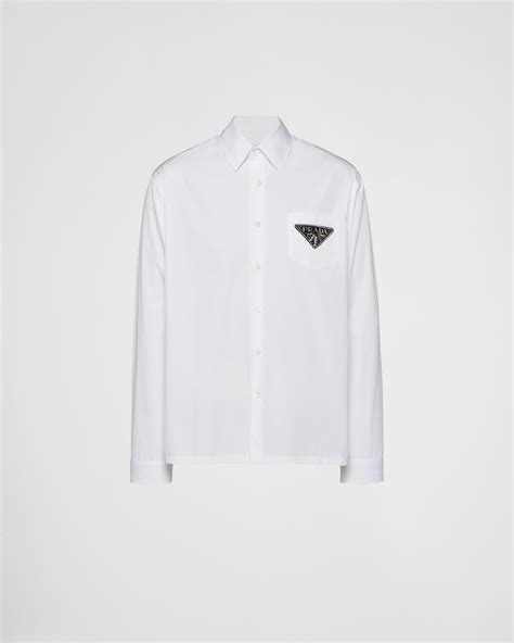 prada white dress|prada men's dress shirt white.